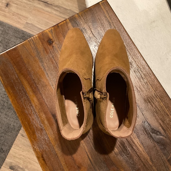 Cole Haan Light Brown Ankle Booties - Picture 7 of 9